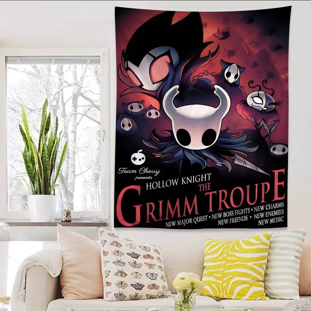 

Гобелен с изображением H-Hollow K-Knight для гостиной, дома, общежития, декоративное искусство, украшение для дома