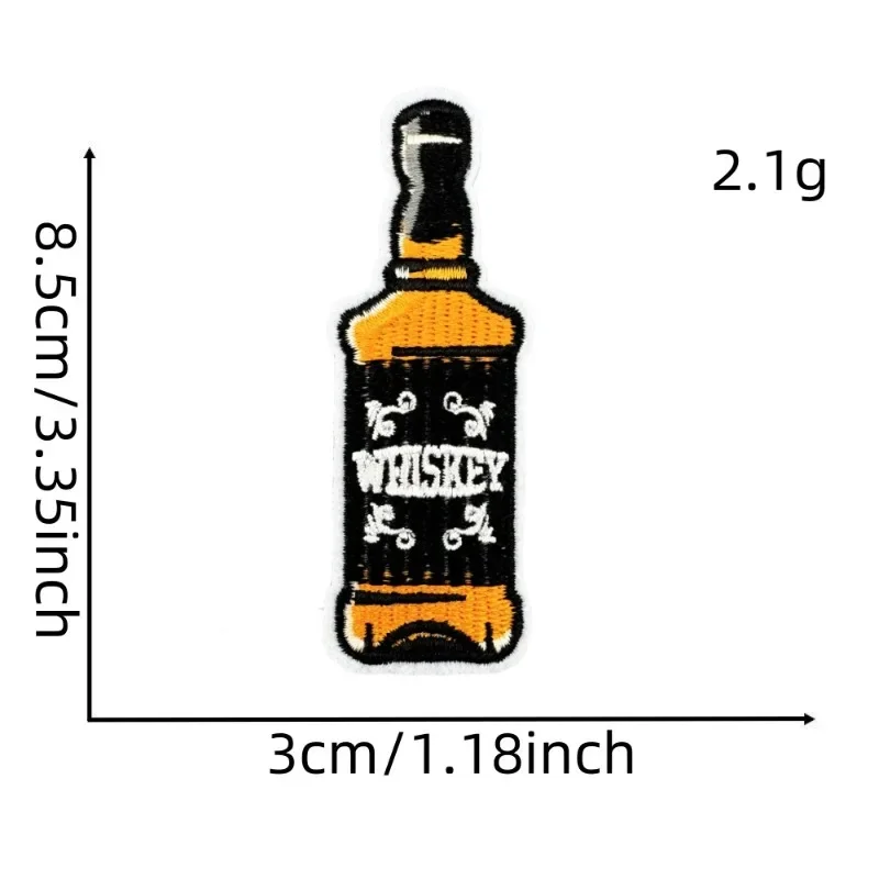 Oktoberfest Beer Festival Iron-On Embroidered Badge Patches for DIY Hole T-shirt Backpack Clothing Jeans Appliques Sticker
