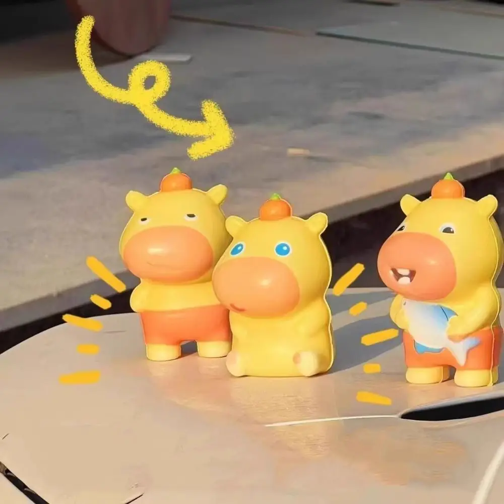 Capivara água golfinho espremer brinquedo caqui amassar golfinho lulu brinquedo fidget artesanal colorido água golfinho pitada brinquedo