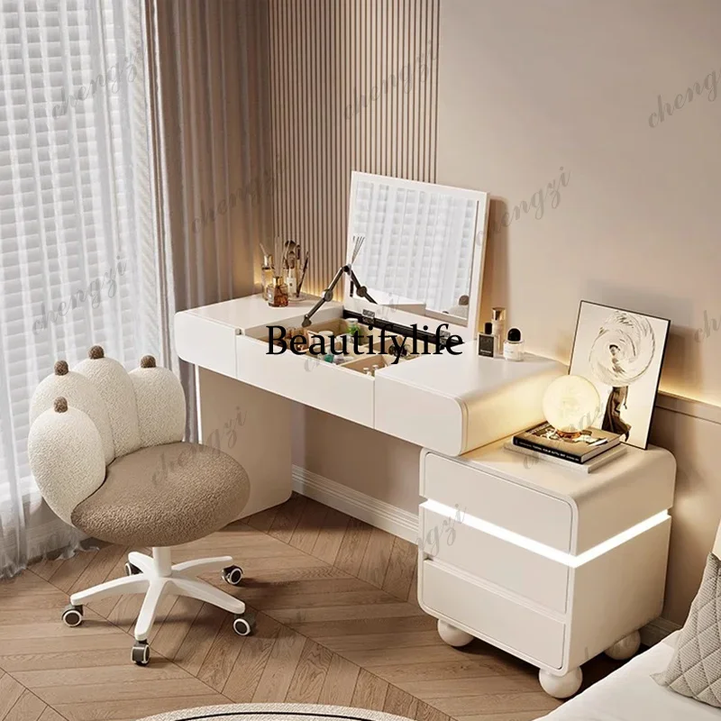 F182 Modern Vanity Table Minimalist Elegant Aesthetic Trendy Vanity Table Classic Exquisite Meuble De Chambre Furniture