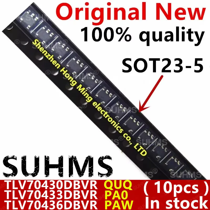 (10piece)100% New TLV70430DBVR TLV70430 QUQ TLV70433DBVR TLV70433 PAO PA0 TLV70436DBVR TLV70436 PAW sot23-5