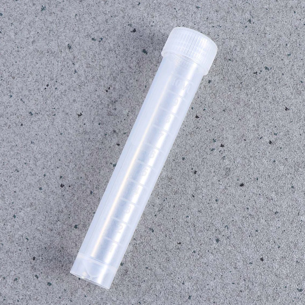 

Plastic Cryovial Test Tubes Sampling Containers Small Vials for Plant Storage PP Material Graduated Secure Sealing
