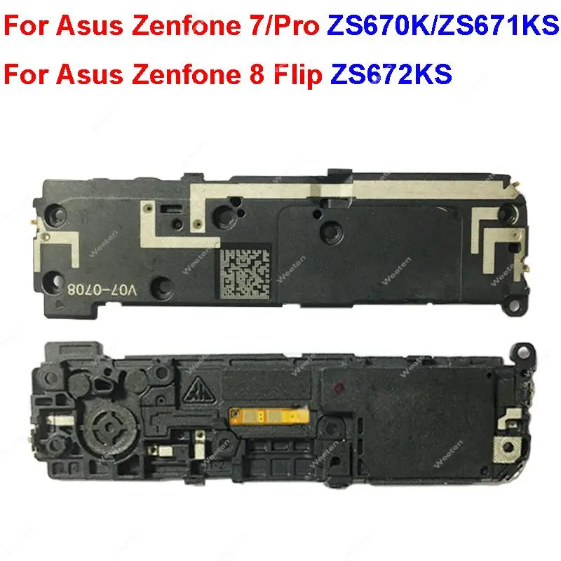 Timbre de altavoz para Asus Zenfone 7 Pro, módulos de altavoz, Cable flexible para Asus Zenfone 8 Flip ZS672KS, ZS671KS