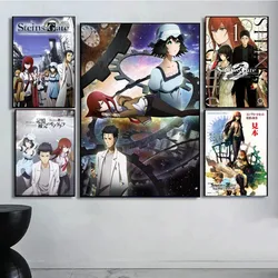 STEINS; GATE Poster Classic Vintage Posters HD Quality Wall Art Retro Posters for Home Room Wall Decor