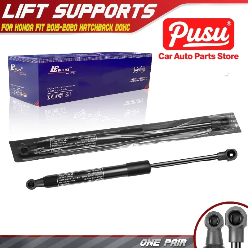 

PUSU 2x Rear Hatch Tailgate Lift Supports Shock Struts for Honda Fit 15-20 Hatchback PM3315, 74870-T5R-A01, 74820-T5R-A01
