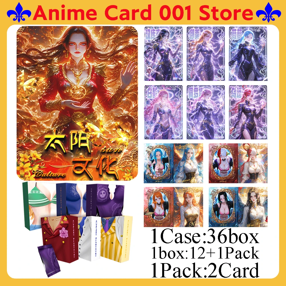 

Taiyang culture one piece Collection Card Anime booster TCG CCG Doujin toy Anime Kids Gifts Card