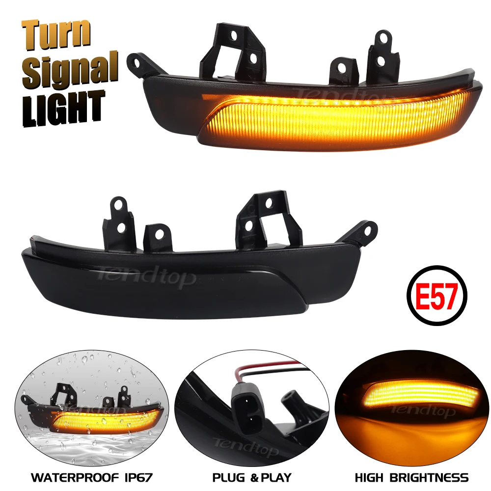 Dynamic LED Turn Signal Light Side Wing Mirror Indicator Side Marker Light For Toyota WISH PRIUS REIZ MARK X CROWN AVALON