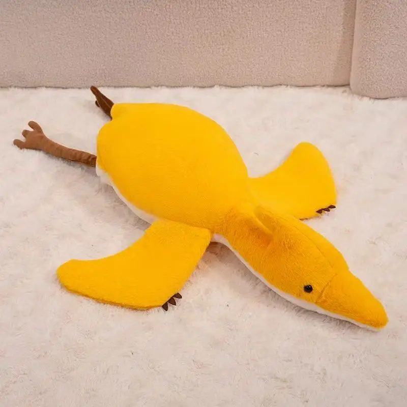 

80/100cm simulated flying pterosaur stuffed plush toy figurine cartoon anime cute pillow for children's birthday gift fun doll