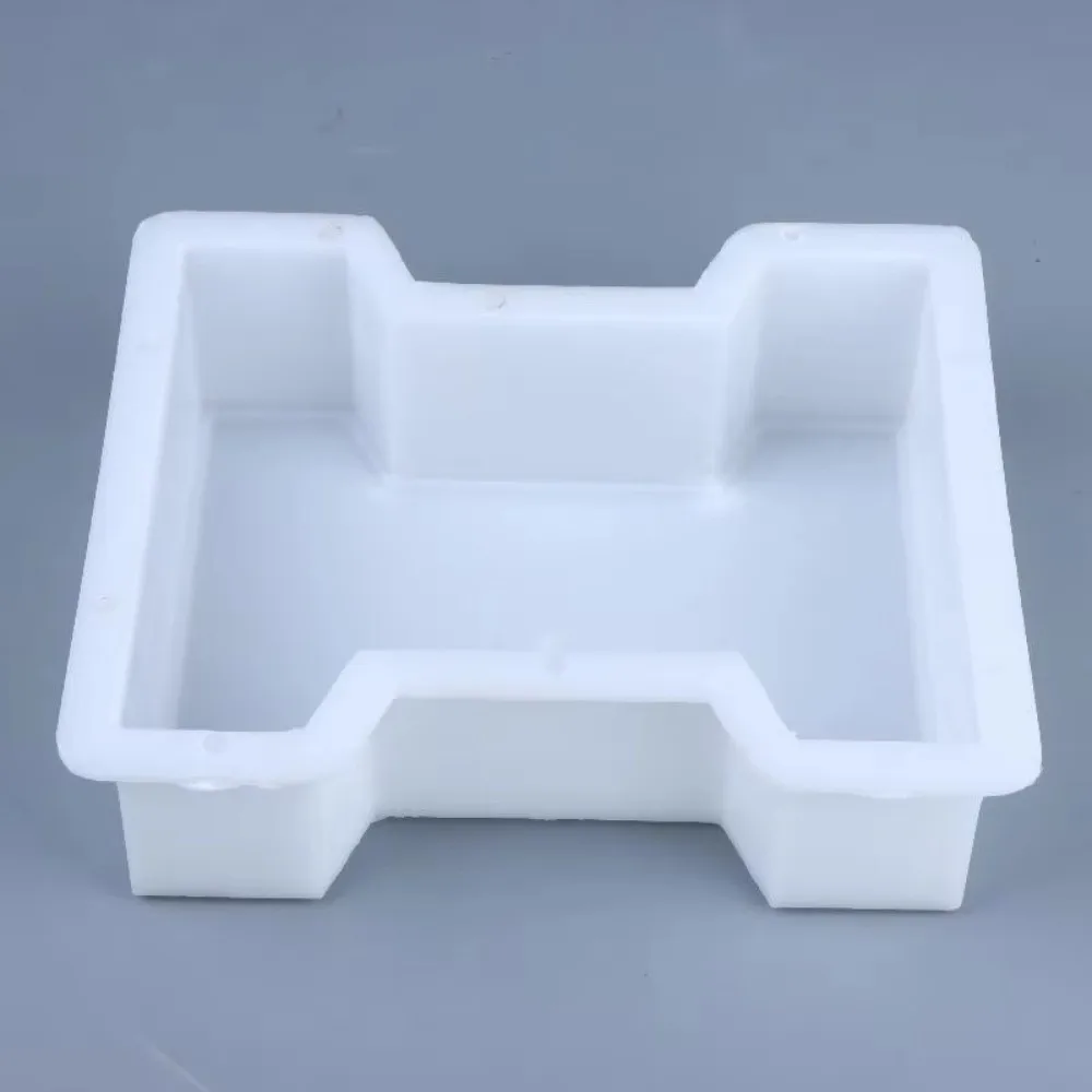 New Plastic I Shape Brick Mold Thickened Reusable Paving Brick Mold I Shape Easy Release Garden Paver Mold Garden Walkway