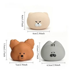 Pelota chirriante de goma para perros – Juguete masticable cachorros