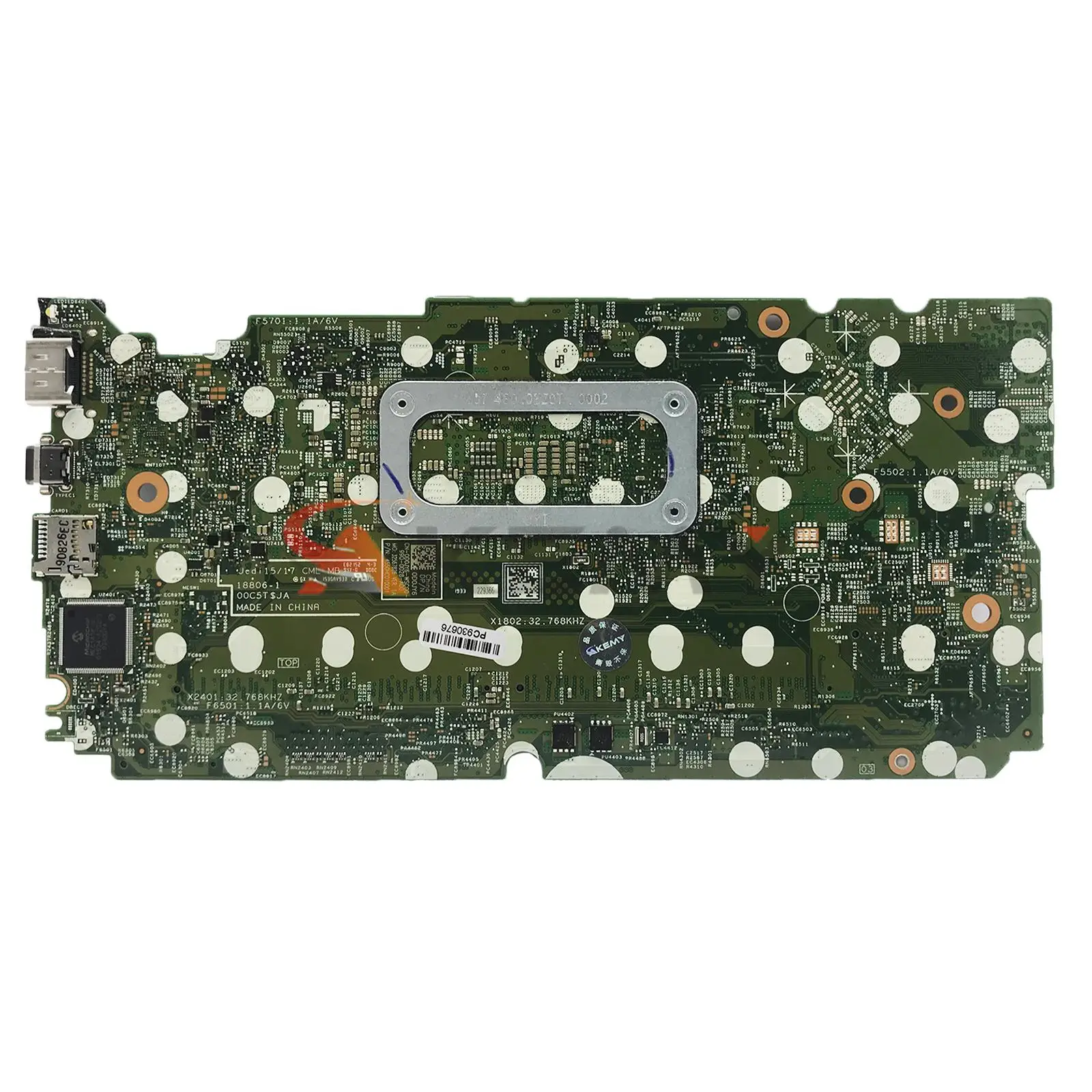 Imagem -02 - Placa-mãe Portátil para Dell Notebook Mainboard Dell Inspiron 15 7591 17 7791 com I510210u I7-10510u 18806-1 Cn0850tm Cn-0d0jy6