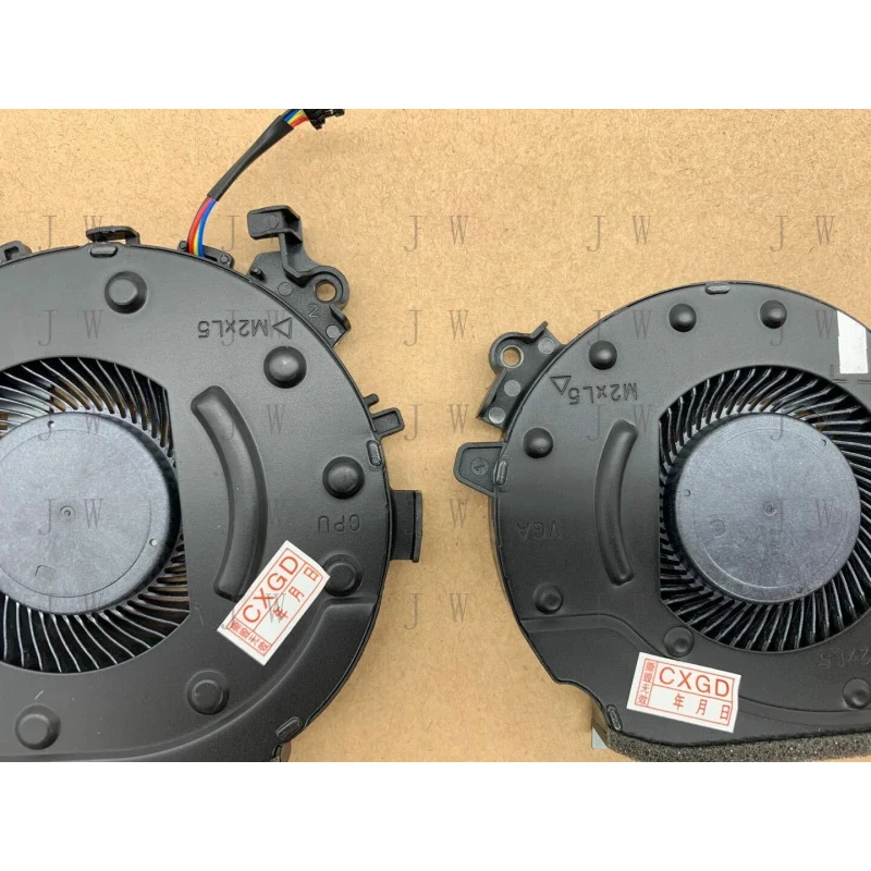 DDW  CPU GPU Cooling Fan for HP Pavilion 15-CX Pair L20334-001 L20335-001 laptop