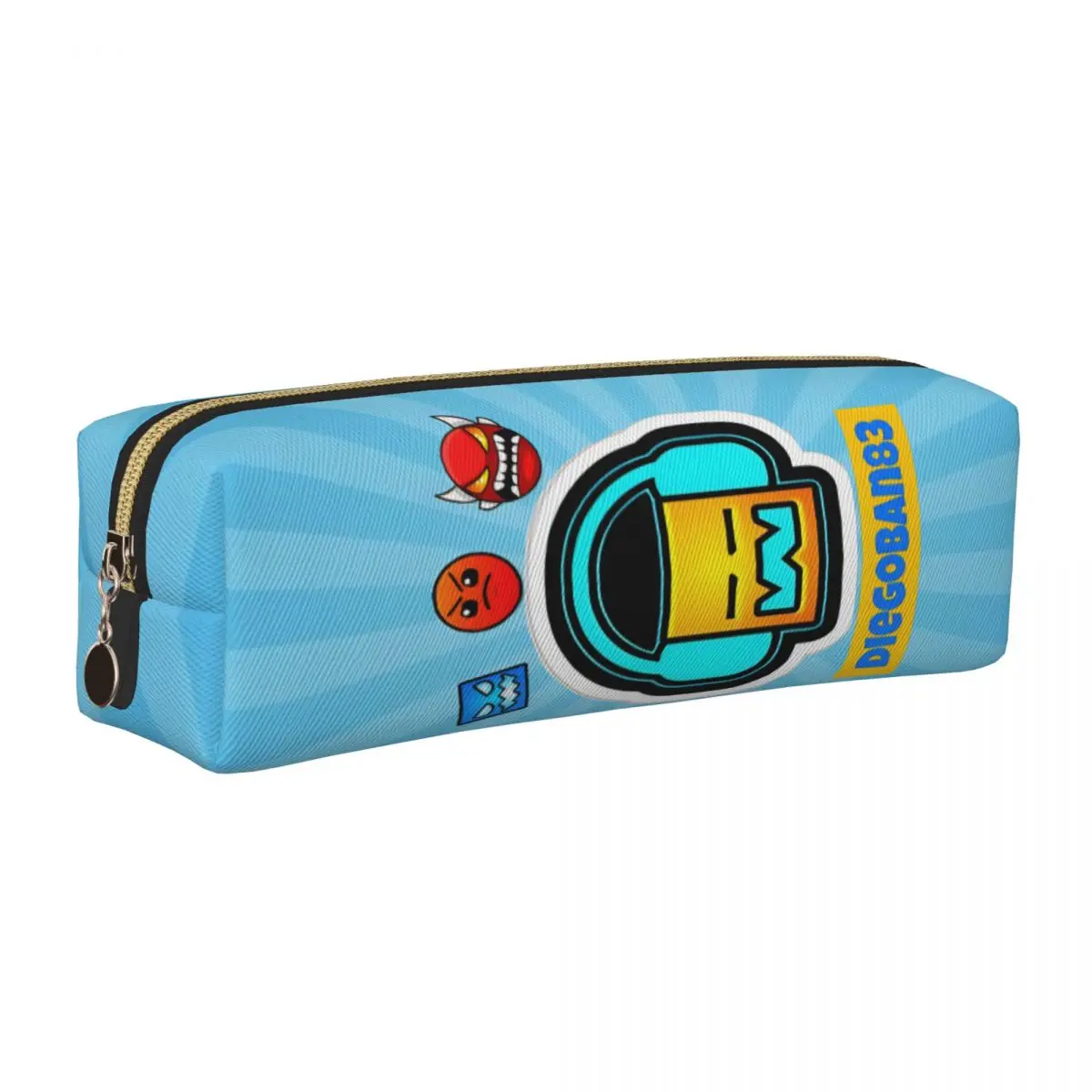 New Geometry Dash Pencil Cases Gaming Pencilcases Pen Holder for Girls Boys Large Storage Bags School Supplies Gifts Stationery
