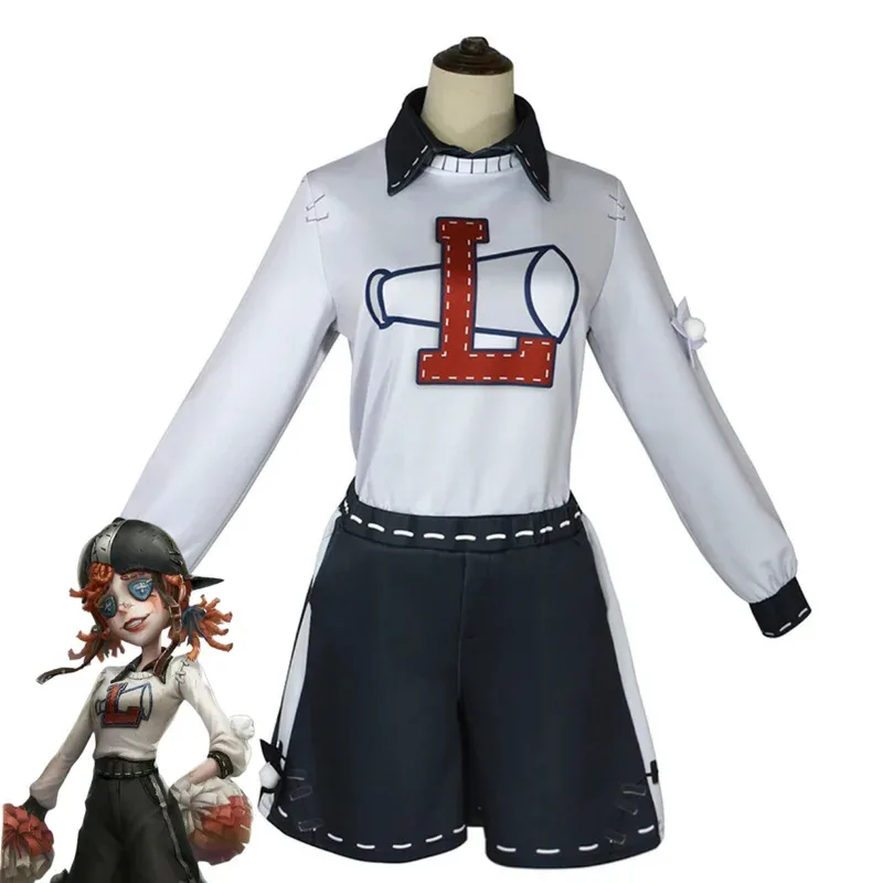 

Game Identity Ⅴ Cheerleader Lily Barriere Cosplay Costume Long Sleeves Hoodies Shorts Wig Man Woman Christmas Carnival Suitv;2,r