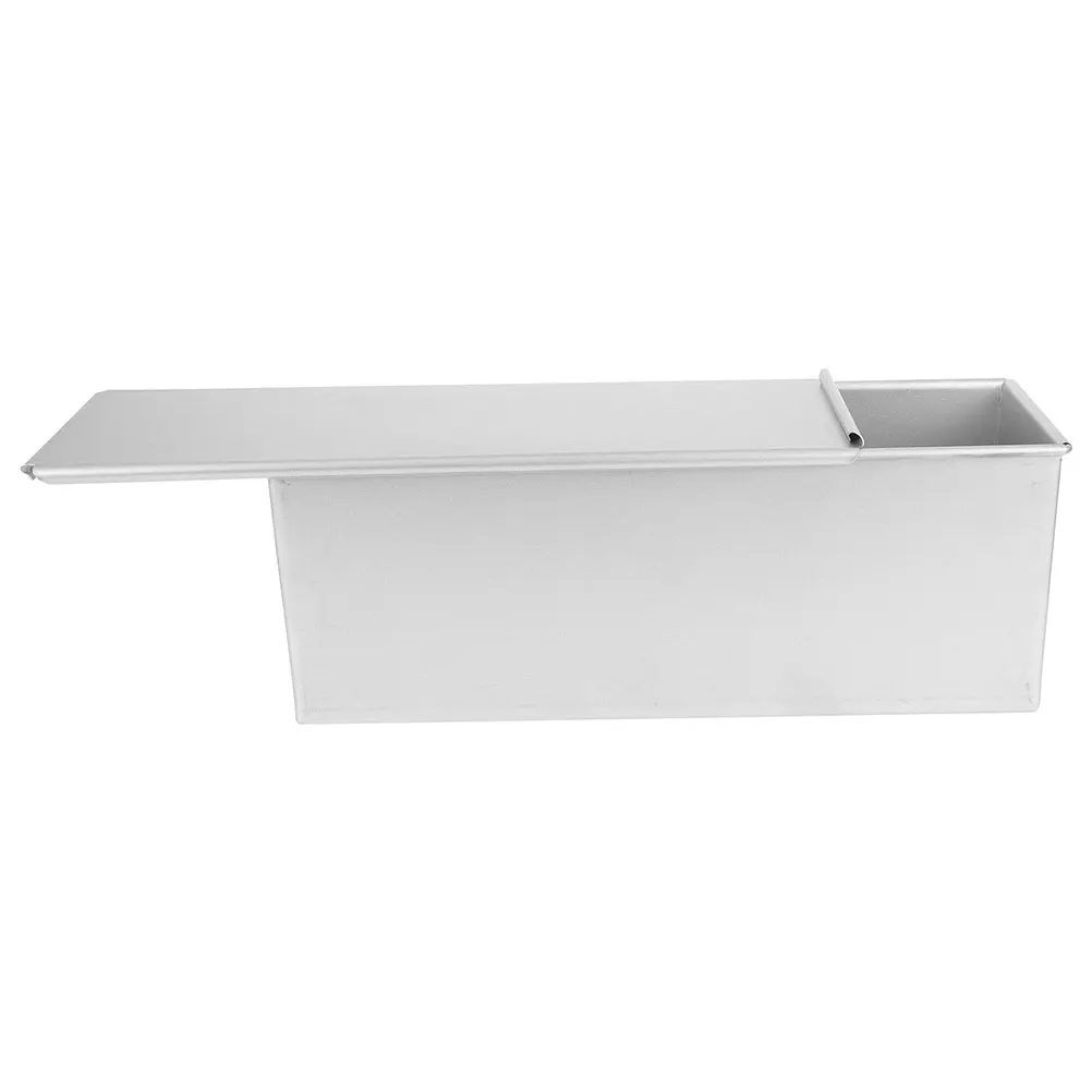 

Sliding Toast Box Mould 900g Loaf Pan with Lid Nonstick Baking Mold Bread Container Aluminum Bakeware Household Toast Pan Large