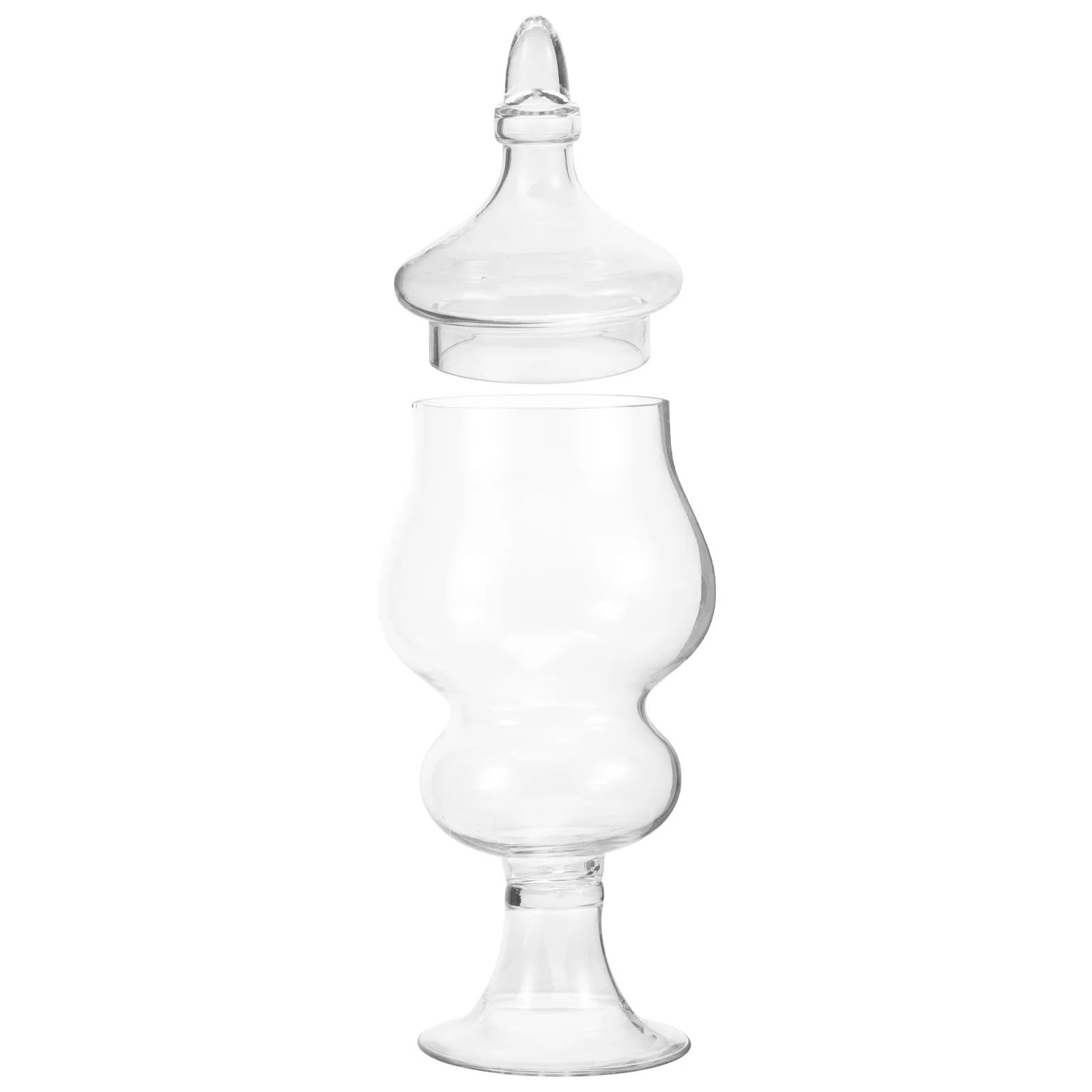 

Glass Candy Jar Transparent Storage Container for Sweets Chocolates Marshmallows Party Favors Wedding Decorative Gift Canister