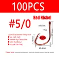 100pcs Size 5I0 Red