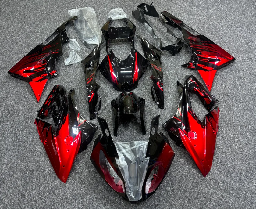 4Gifts New ABS Motorcycle Full Fairings Kit Fit For BMW S1000RR 2015 2016 15 16 Bodywork Set Custom Black Red
