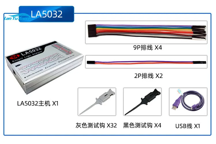 

USB Logic analyzer Kingst LA1010 LA2016 LA5016 LA5032 PWM output