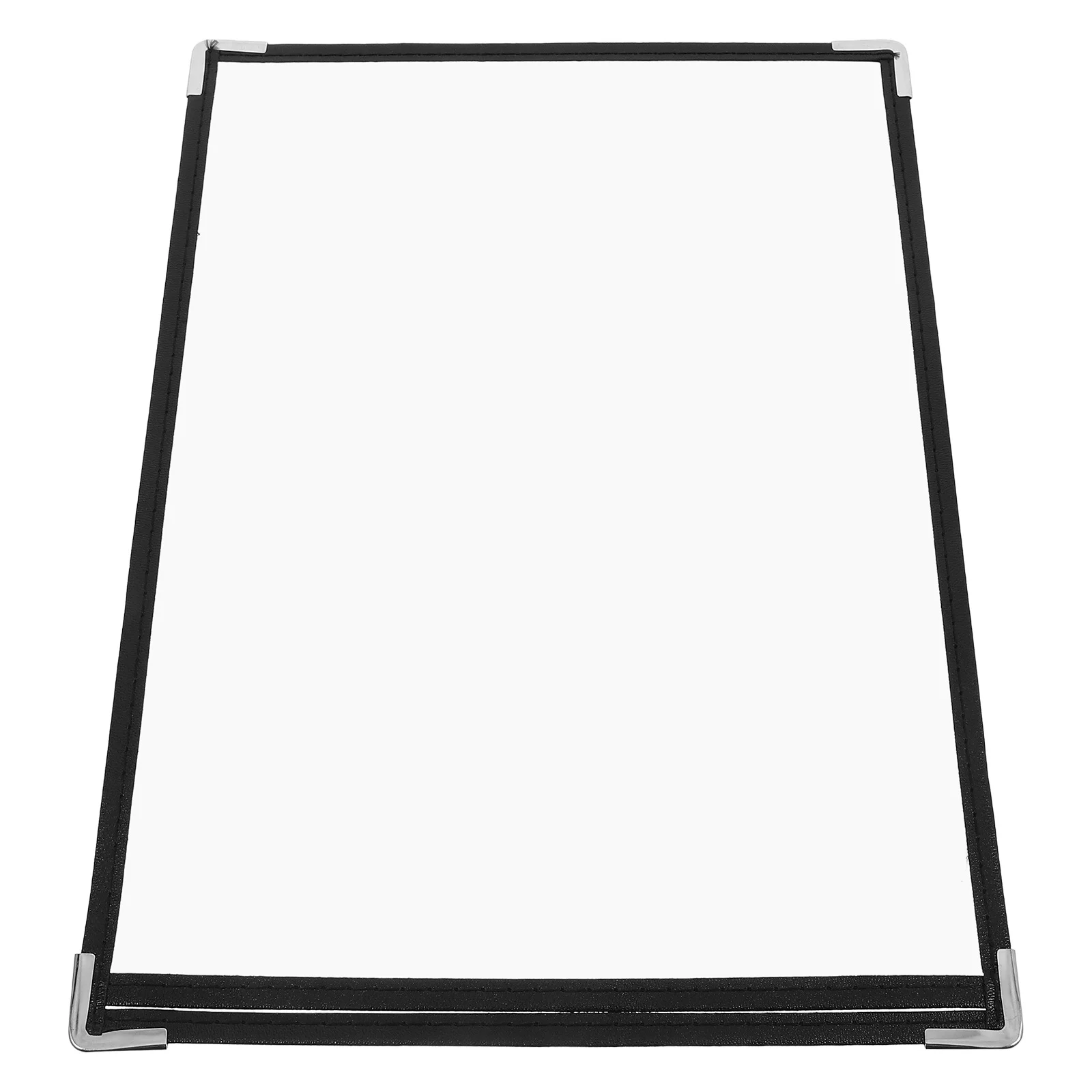 

Прозрачная обложка меню из ПВХ, двухсторонний держатель для ресторана, кафе-бара, отеля, защитная крышка для меню с обеденным меню, держатель рукава