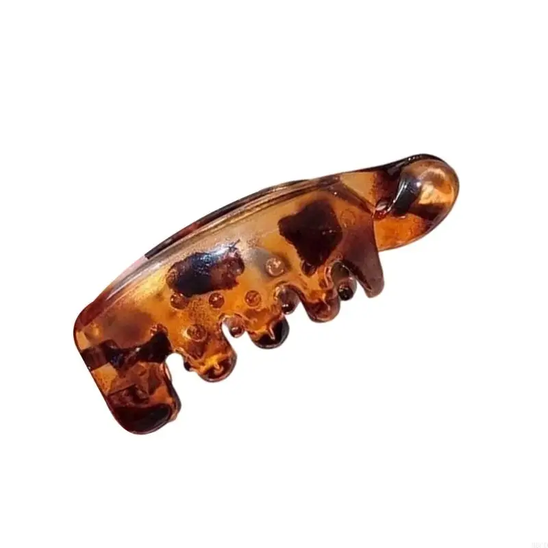 M6CD Women Animal Muster Klauen Clip Bananen Haarclip Hochsteckfrisur Haarhalter für tägliche Verschleiß