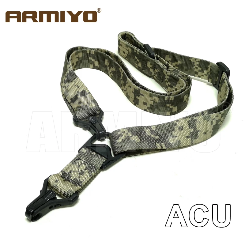 Armiyo Tactical Mission Gun Sling S3 S4 2 Point Adjustable Shoulder Strap Outdoor Belt Mount Carry Hunting Scope Bag Accessories