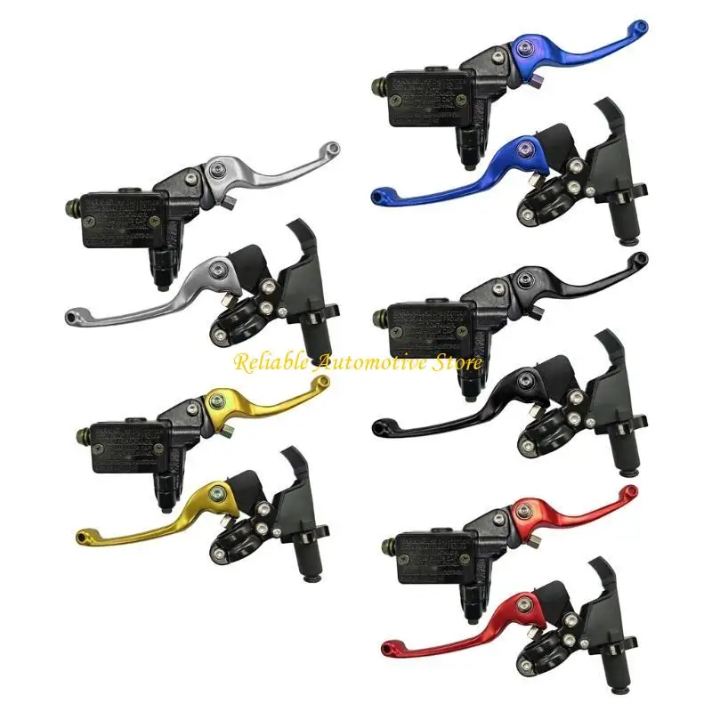 

M68B 2pc Aluminium Clutch Lever Clutch Brake Handle Lever for Pit Dirt Bike Motocros