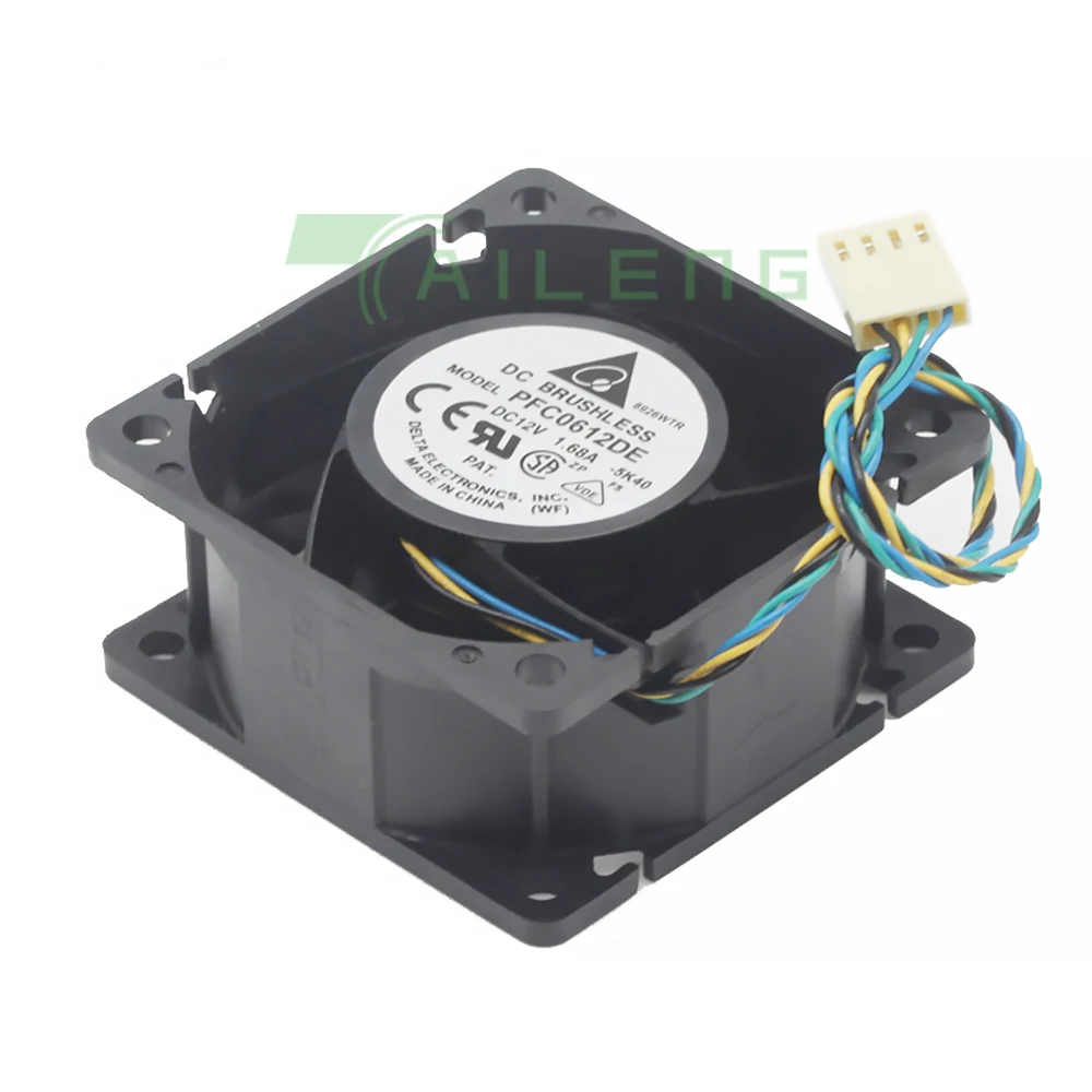 For Delta PFC0612DE 12V 1.68A 6038 6CM 60MM high speed cooling fan server for 60*60*38mm