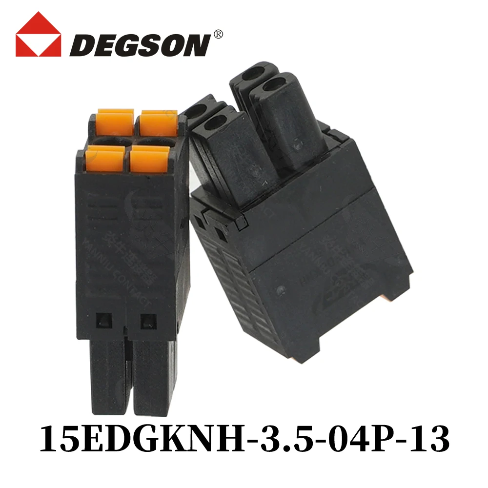 

10Pcs DEGSON 15EDGKNH-3.5-04P-13-00ZH Pluggable PCB Terminal Block Connector KF15EDGKNH 2P~12P FMC1.5-STF Phoenix Contact