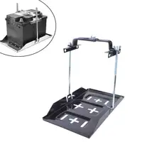 Kit de soporte de bandeja de batería Universal de 28cm y 34cm, soporte de batería fijo para coche de 27cm, soporte de abrazadera para pernos de sujeción para barcos marinos SUV