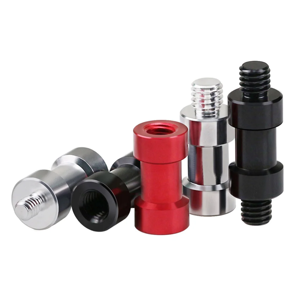 1/4 3/8 Thread Tripod Adapter Aluminum Alloy Converter Nut Mount Screw for Live Streaming Bracket Light Stand Camera Accessories
