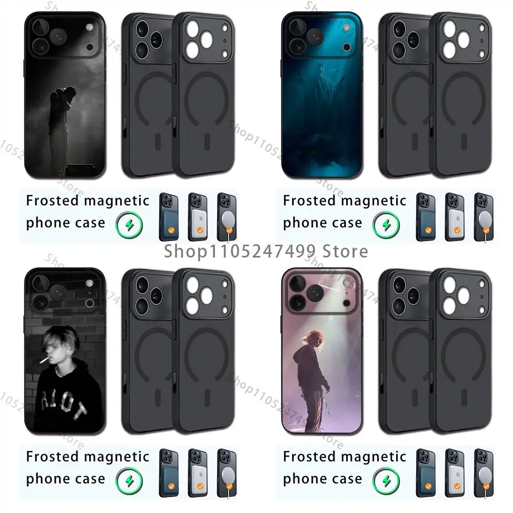 

Rapper P-Pharaohs Phone For iPhone 17,12,11,16,15,13,14,Pro,Max,Plus,Mini, For Magsafe,Magnetic Wireless Charging Case