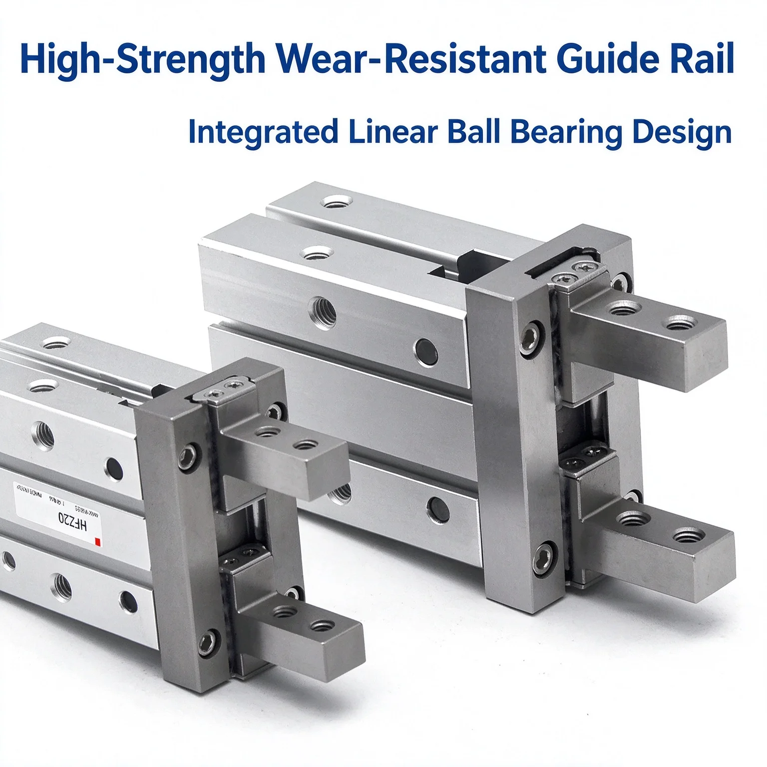 HFZ Mini Finger Clamp Parallel Fixture with Magnet Durable Pneumatic Cylinder Mechanical Gripper for Assembly Automation 6/10/16