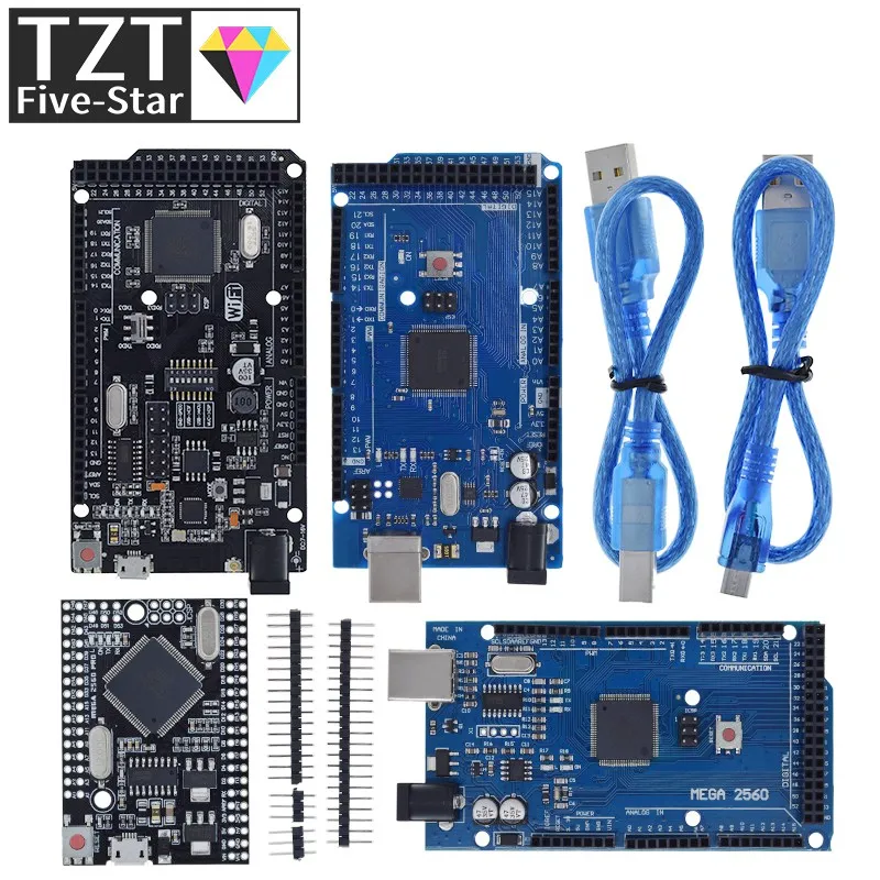 MEGA2560 MEGA 2560 R3 (ATmega2560-16AU CH340G) AVR USB Board Development Board MEGA2560 PRO For Arduino Expansion Board DIY Kit