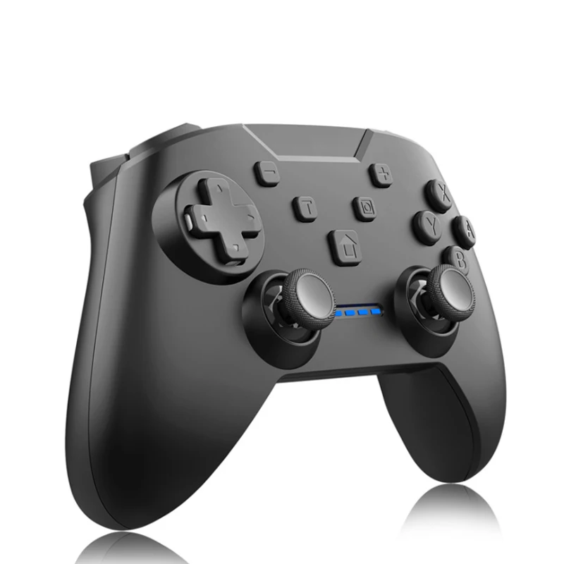 Transparent Black Transparent Fast Shot 6-Axis Dual Vibration Motion Sensor Wireless Gamepad Controller