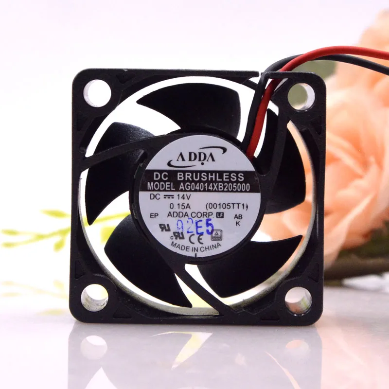 DC 14V fan AG04014XB205000 For 14VDC 0.15a 4020 4cm Max Airflow Rate Frequency Converter cooling Fan