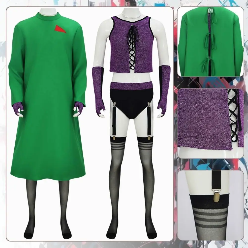 

Костюм Доктора Франка-Н-Фюртера из фильма «Рокки Хоррор» для мужчин: комбинезон, перчатки, длинное пальто, куртка, карнавальный костюм на Хэллоуин