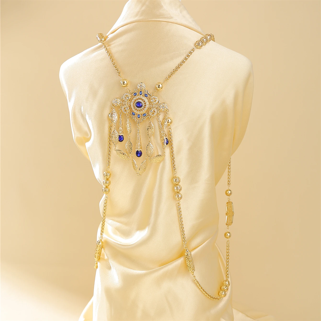 Moroccan New Women's Wedding Jewelry Shoulder Chain Jewelry With Metal Accessories Suitable For Everyday Festive Wear