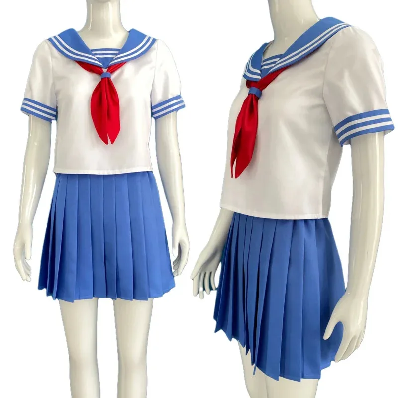 

NewTokyo аниме косплей костюм Kawaragi Senju JK юбка платье школьная форма повседневная одежда Хэллоуин Рождественская вечеринка подарок новый CE408