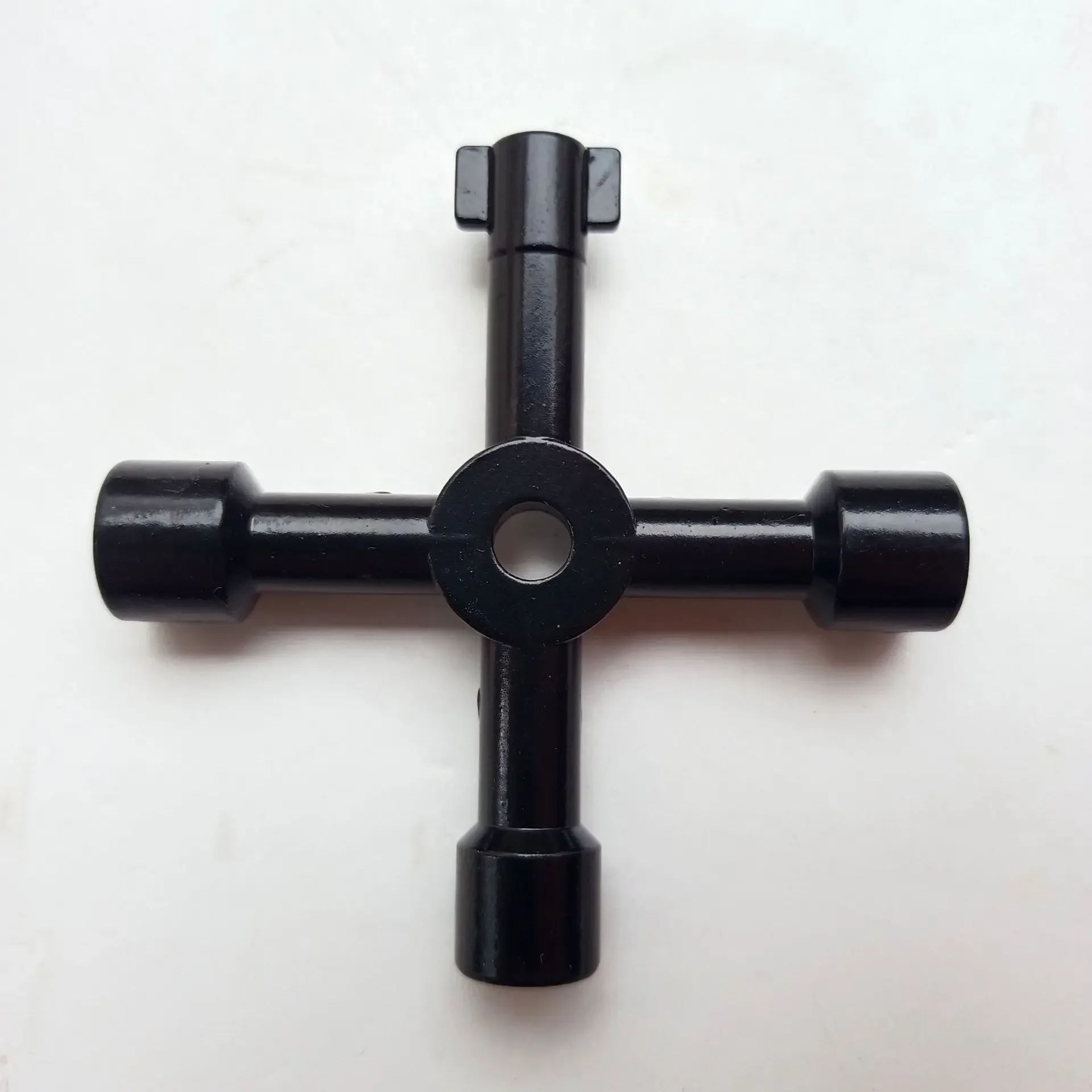 New 4 In 1 Multifunction Electrician Plumber Utility Cross Switch Wrench Universal Square Triangle Key Gas Train Bleed Radiator