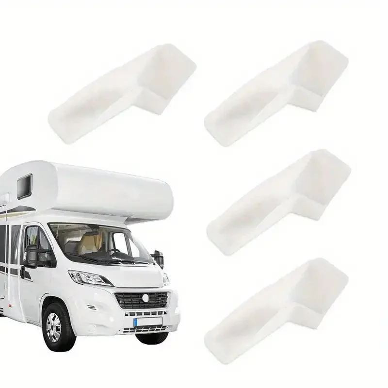 RV-gootuitloop Verlengde regengoot RV-aanhangwagenbeslag RV-gootverlengers links en rechts voor het besturen van regenwater weg van