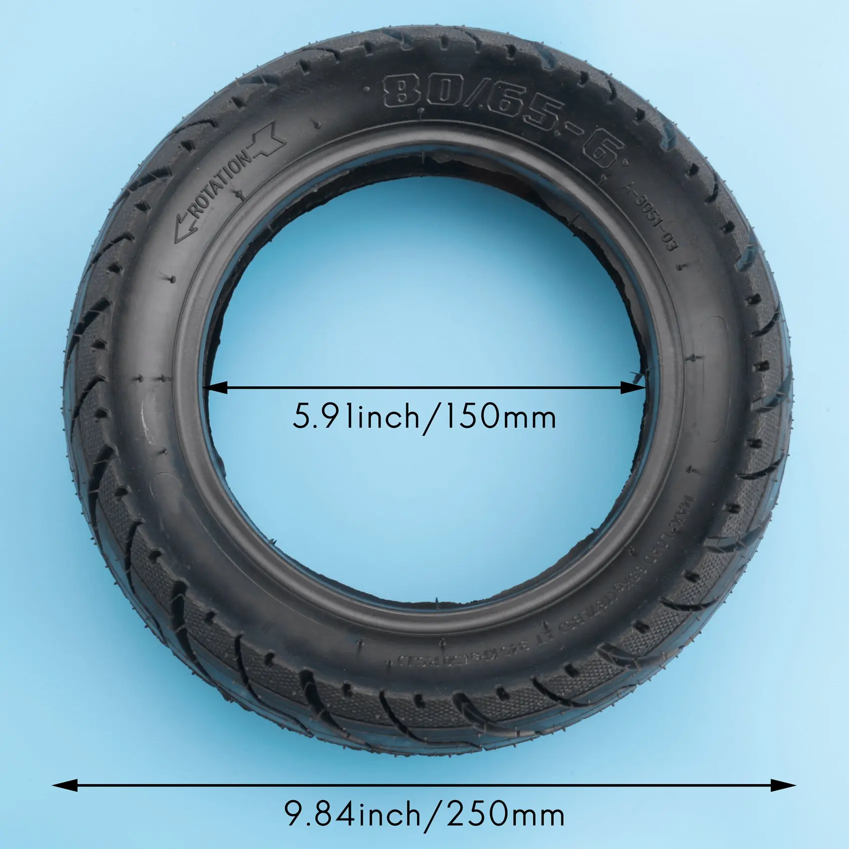 

NEW-1Pcs 80/65-6 Tyre 10X3.0-6 Tyre For Electric Scooter Speedual Grace 10 Zero 10X 10 X 3.0