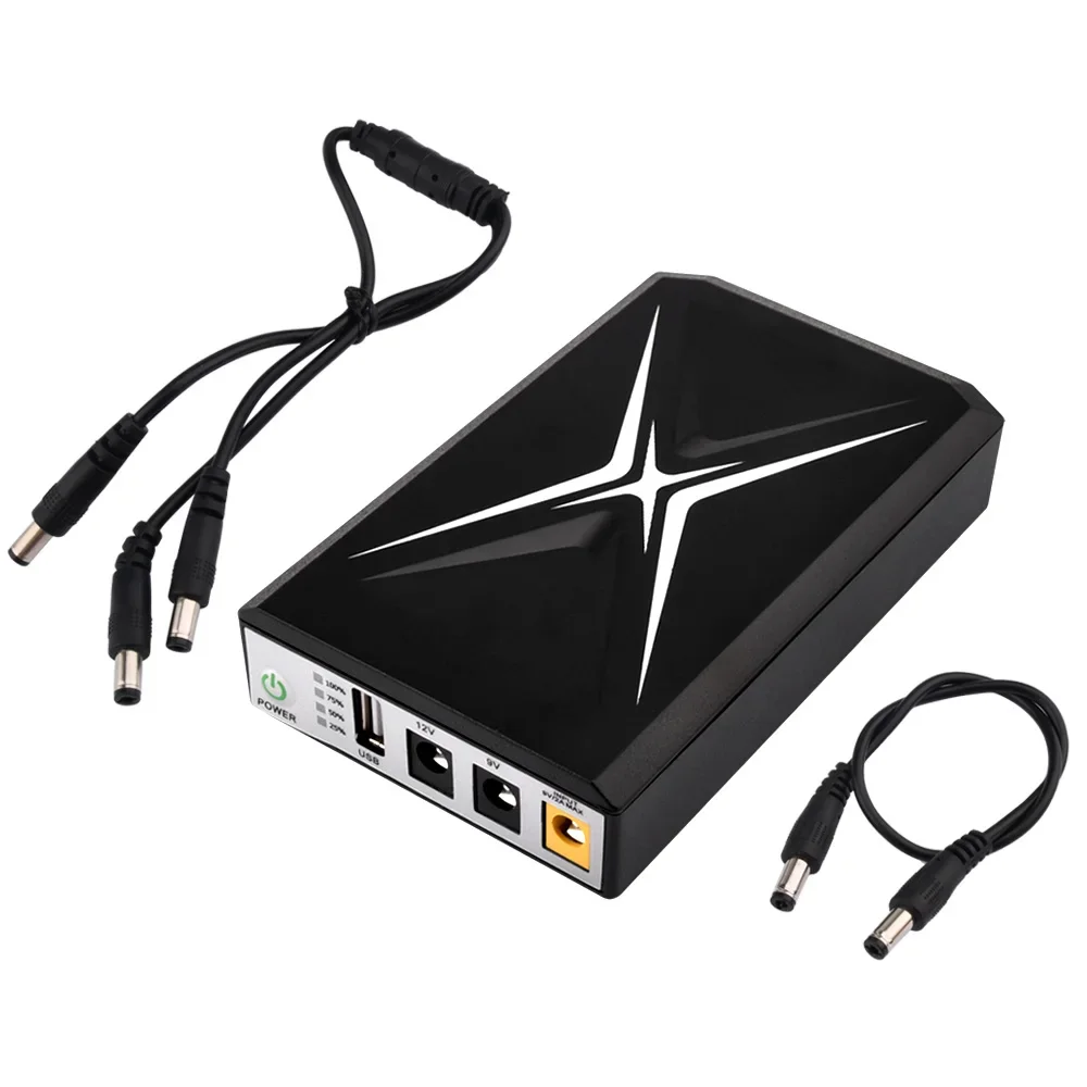 

10400mAh Uninterruptible Power Supply Mini UPS Battery Backup for Security Camera Router WiFi Camera UPS Router Power Bank