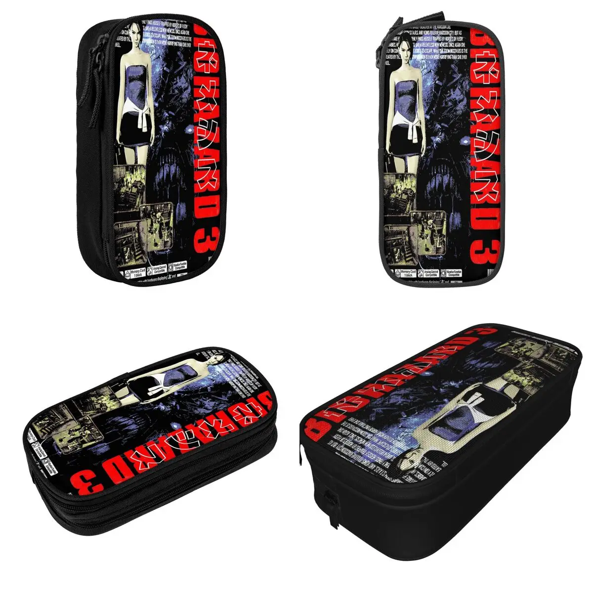 Resident Biohazard Eviled Pencil Case Game Umbrella Pen Holder Pencil Bags Student Large Storage School Supplies Pencil Box