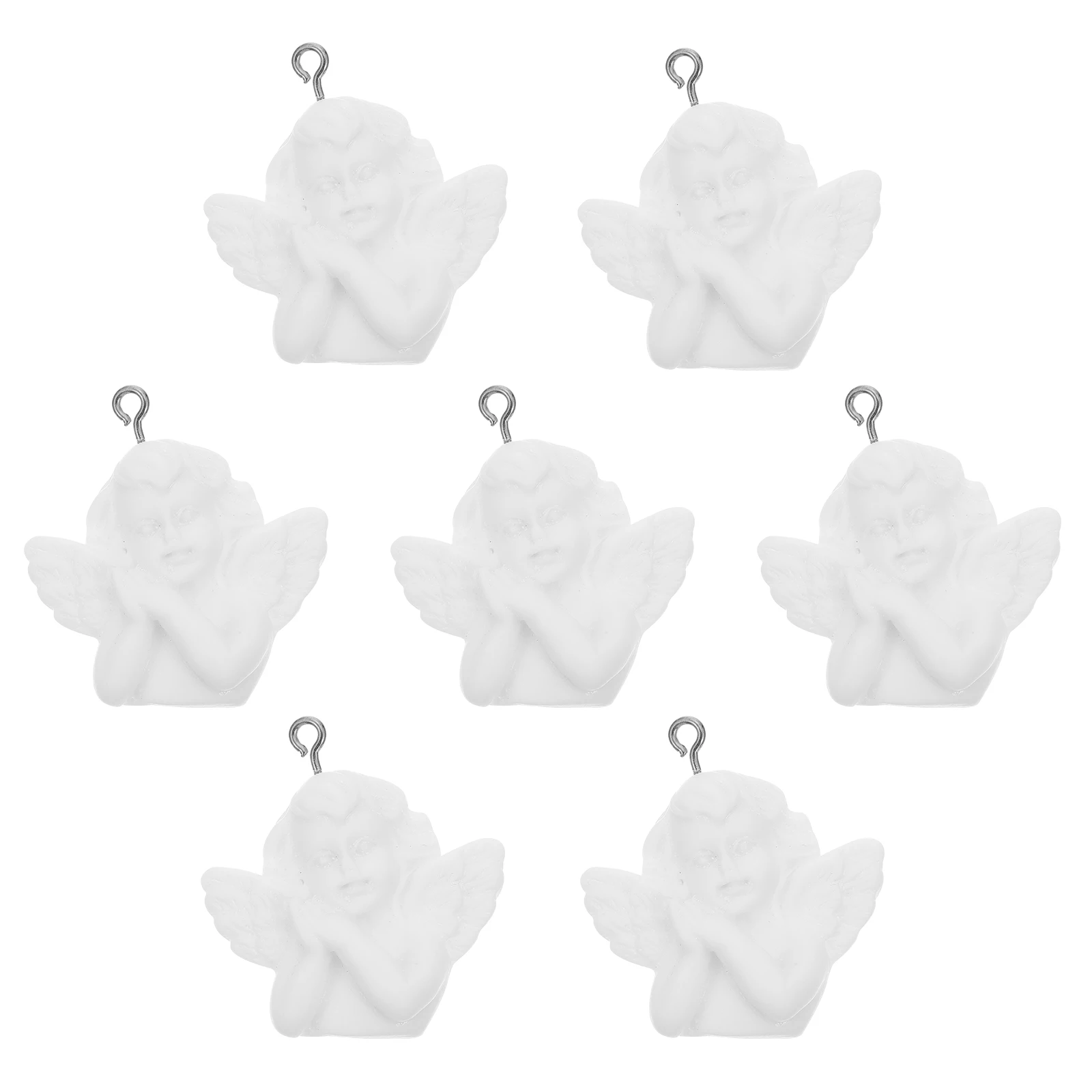 

10 Pcs Resin DIY Jewelry Pendants Accessories Angel Charms Beads Necklace Making Bracelet naments Crafts Popular Decorations
