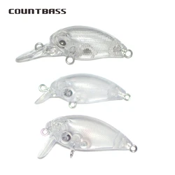 Countbass 10Pcs Blank Hard Lures, 32mm/1.26
