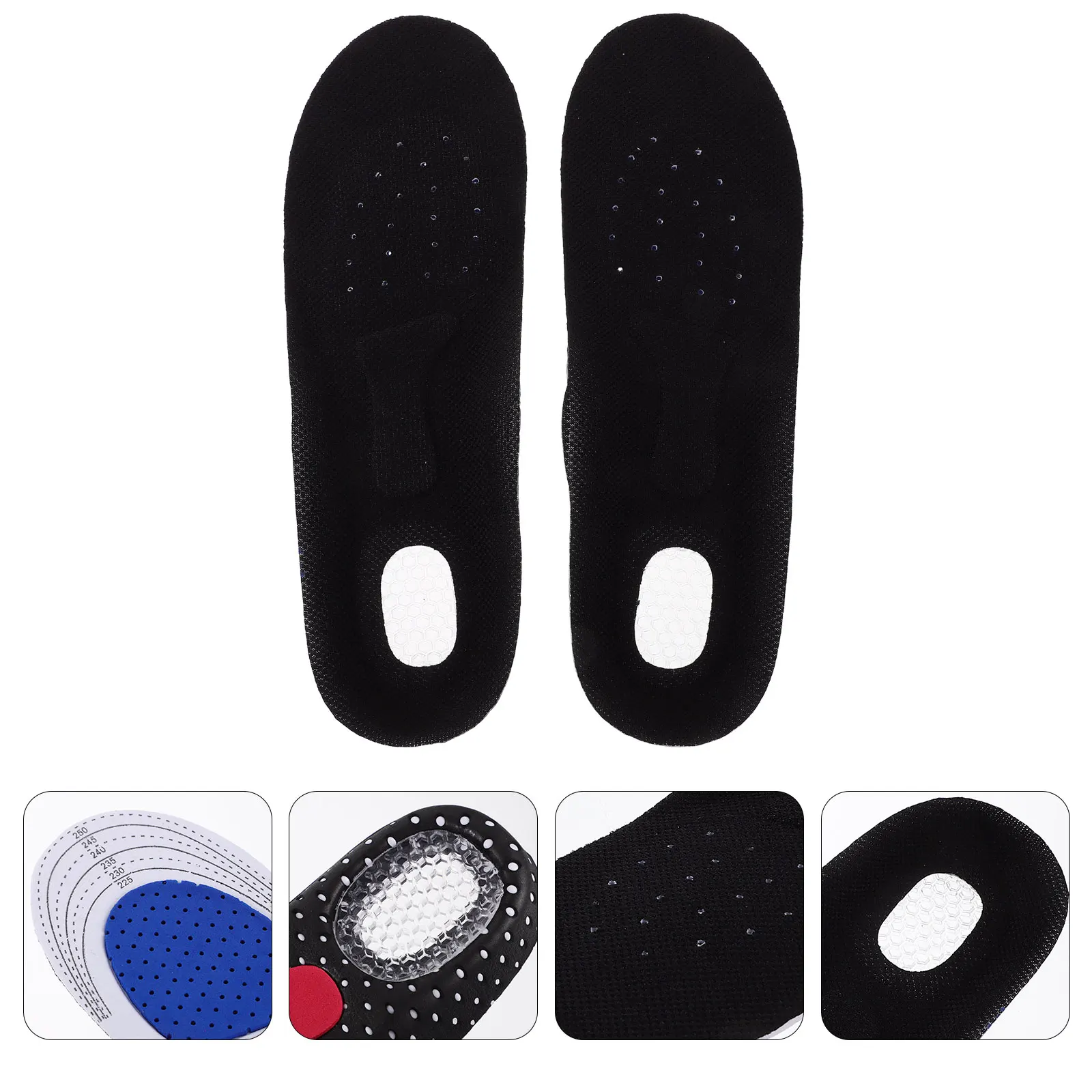 

Ultra-Thin Anti-Odor Gel Insoles For Sports Hiking Work Shoes Breathable Cushioning Shock Absorption 35-40# Silicone Insoles