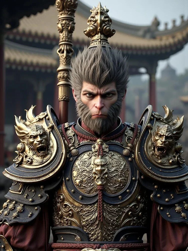 

Black Myth Wukong Ruyi Jingu Bang Model Game Peripheral Alloy Weapon Ornaments Metal Monkey King Direct Hit Destiny