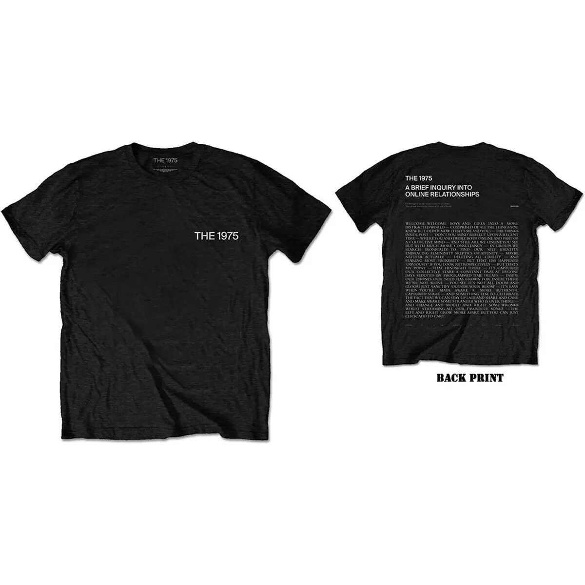 The 1975 Welcome Version 2 erkend T shirt voor mannen