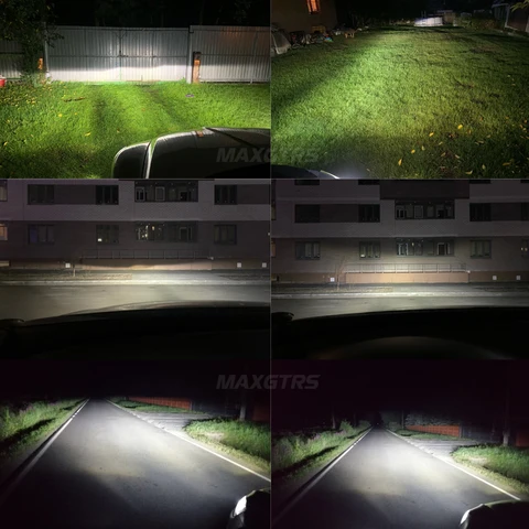 MAXGTRS D3S Светодиодные фары HID D1S D2S D4S D5S D8S D1R D2R D3R Turbo LED 24000LM Двусторонний чип CSP 6500K Белый 90 Вт Plug&Play — изображение товара